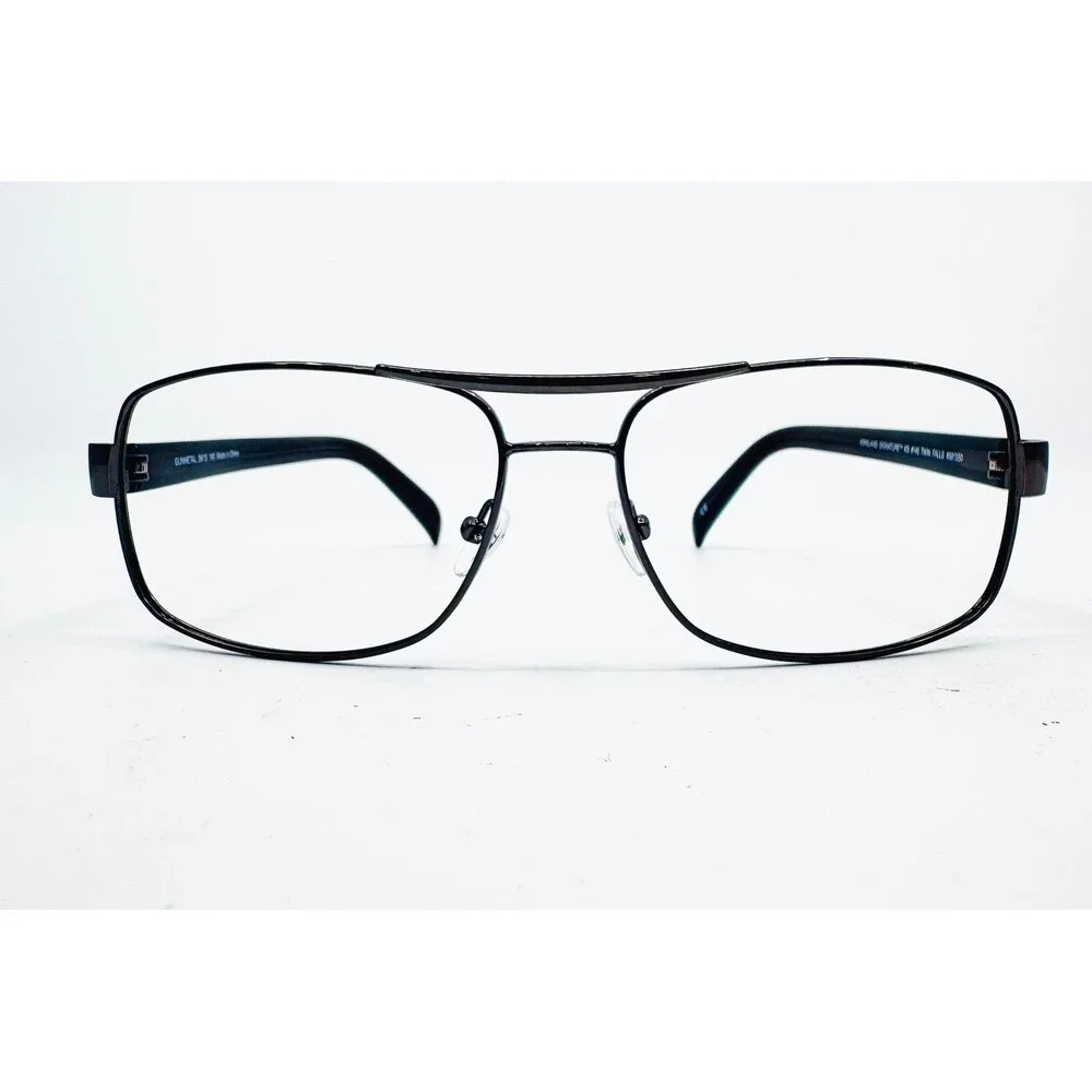 Kirkland Signature Eyeglasses Mens Gunmetal Twin Falls 59-15-140 59mm